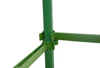 Зеленый пластиковый 30cm множественный линкер кола сада зажима 11mm